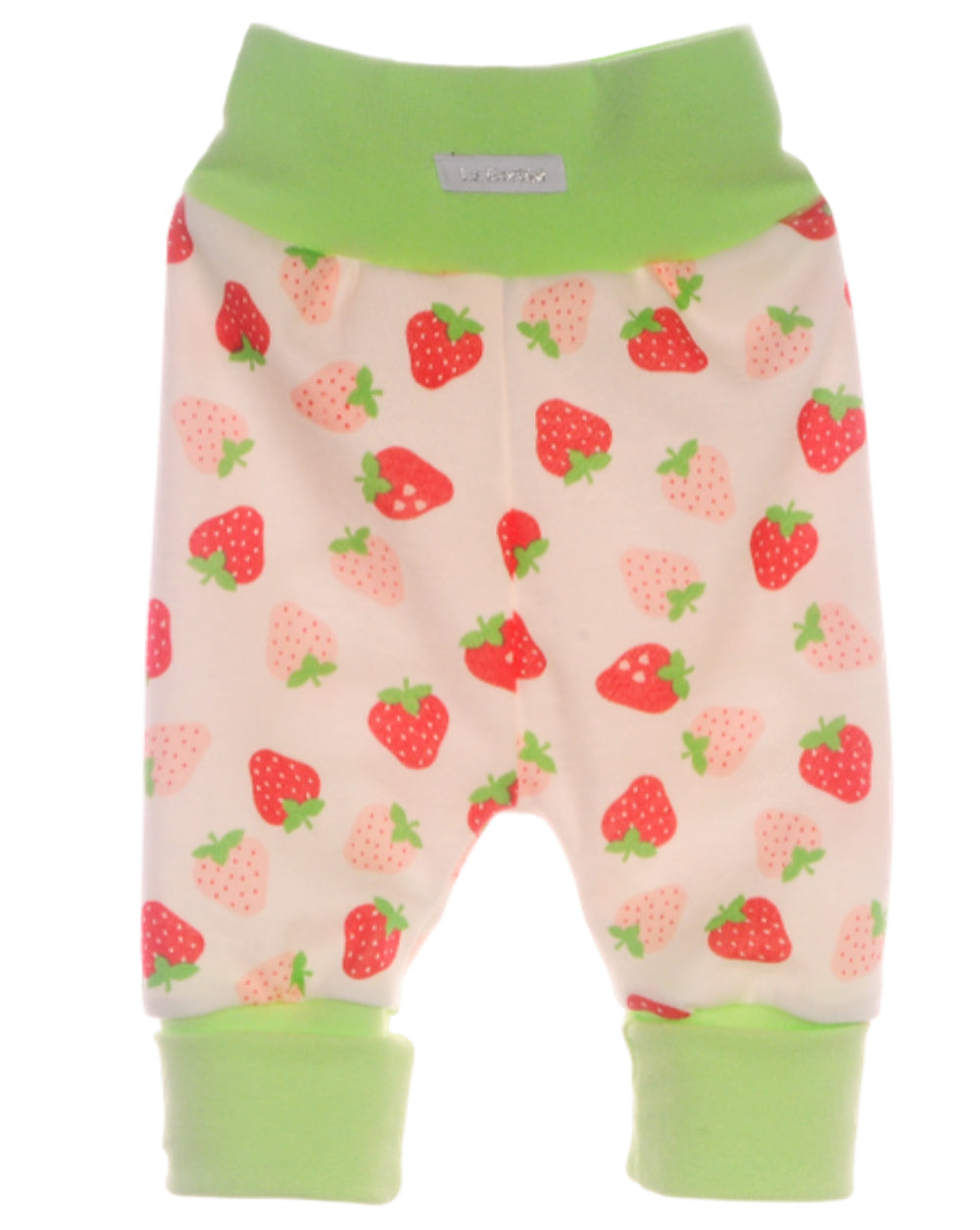 Baby Hose mit Erdbeeren Muster Mitwachshose