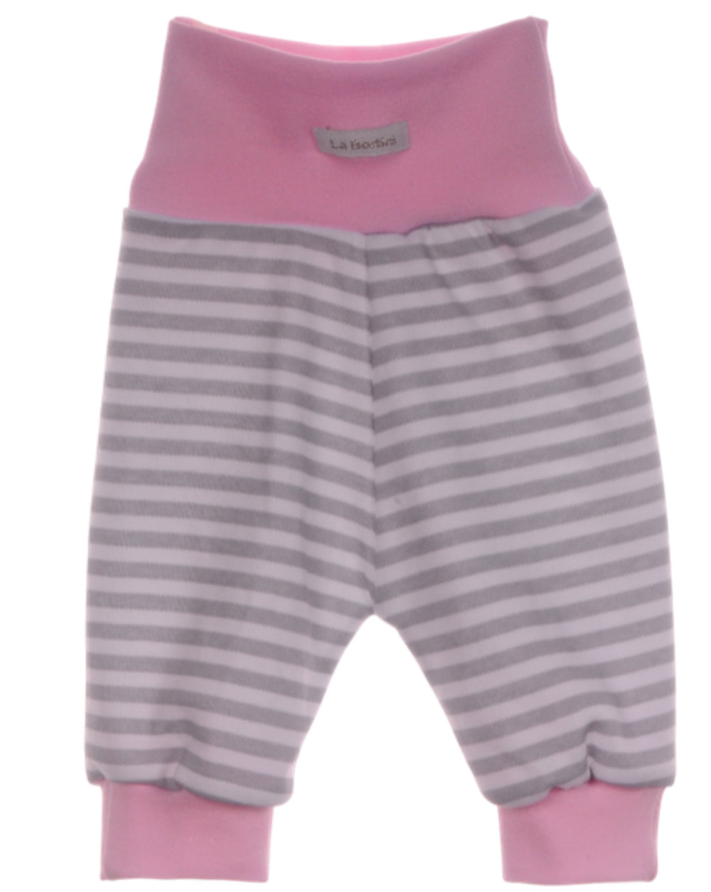 Baby Anzug Wickelbody Hose Mütze in Rosa mit Elefanten Aufdruck
