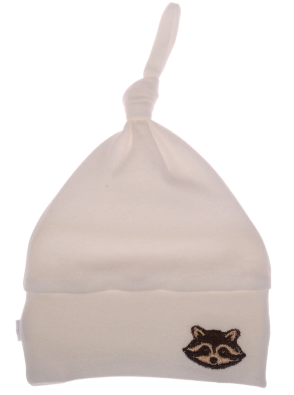 Baby Mütze Knotenmütze für Neugeborene in Creme