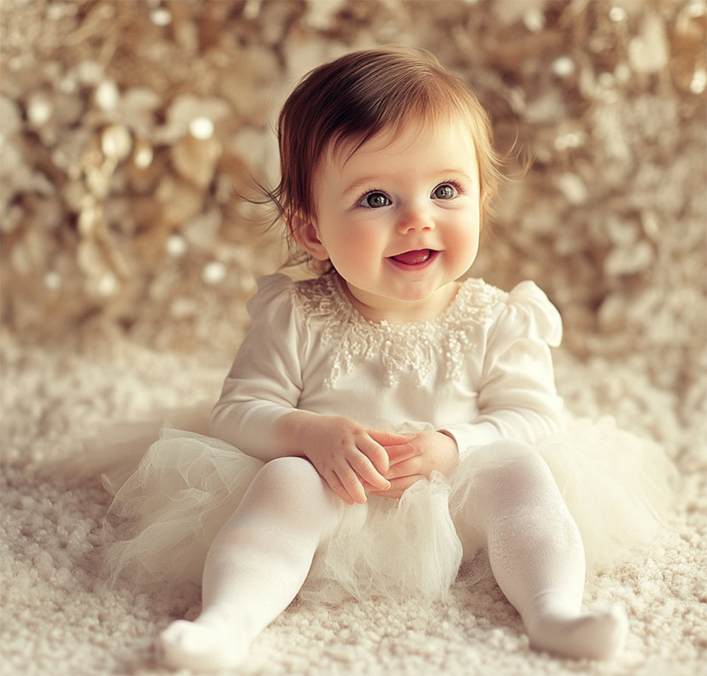 Strumpfhose in Weiß für Baby und Kinder weiße Thermostrumpfhose