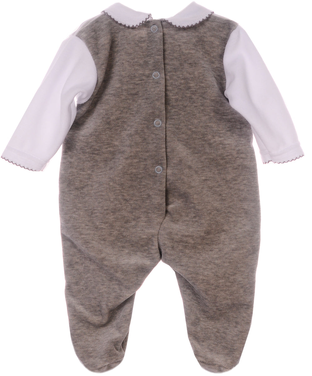 Baby Strampler aus Velours