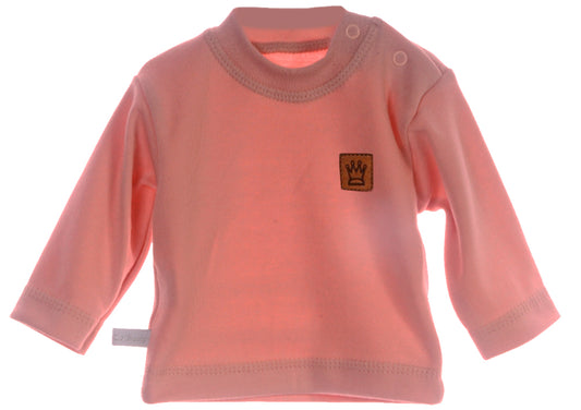 Langarmshirt Baby T-Shirt Erstlingsshirt in Altrosa