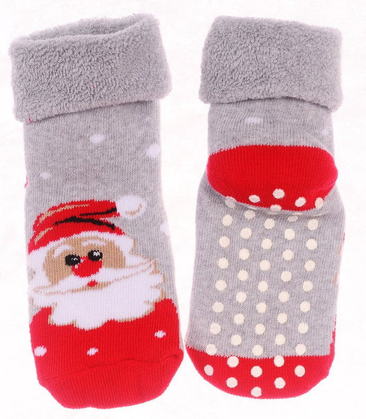 Thermosocken Socken Kleinkinder Weihnachten warme Weihnachtssocken Antirutschsocken