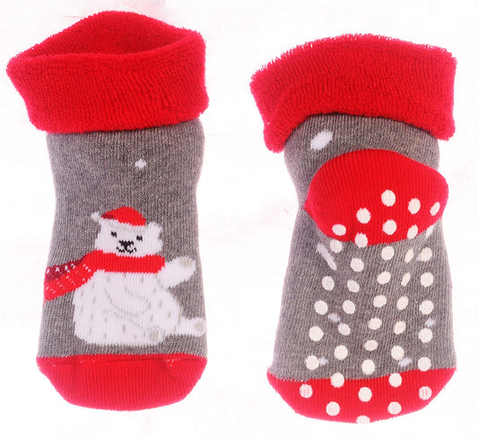 Thermosocken Socken Kleinkinder Weihnachten warme Weihnachtssocken Antirutschsocken