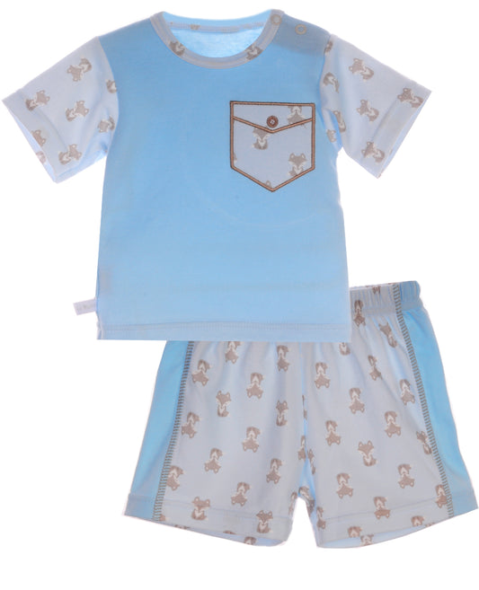 T-Shirt und Shorts Baby Anzug 2tlg