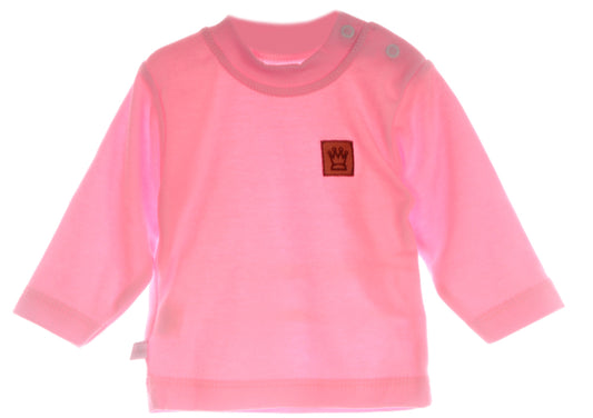 Langarmshirt Baby T-Shirt Erstlingsshirt in Rosa