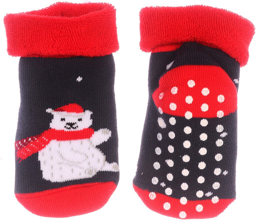 Thermosocken Socken Kleinkinder Weihnachten warme Weihnachtssocken Antirutschsocken