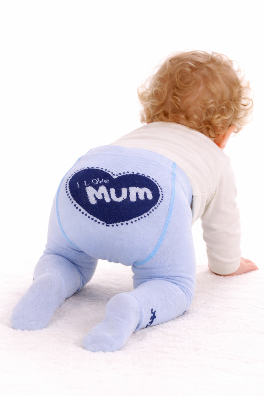 Strumpfhose in Blau für Babys und Kinder für Neugeborene