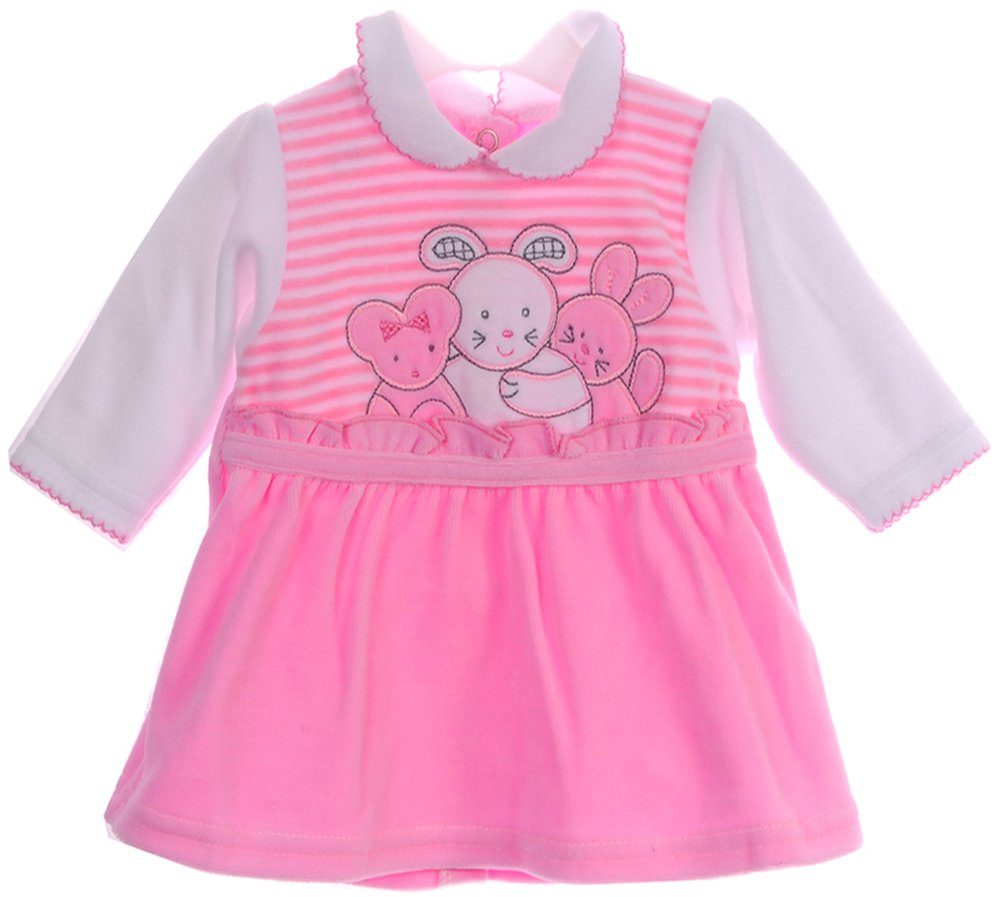Baby Kleid Babykleid in Rosa 44 50 56